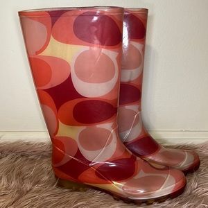 Coach Rainboots